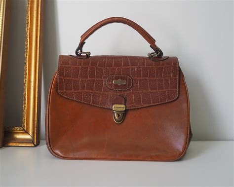 Vintage Leather El Campero Bag .